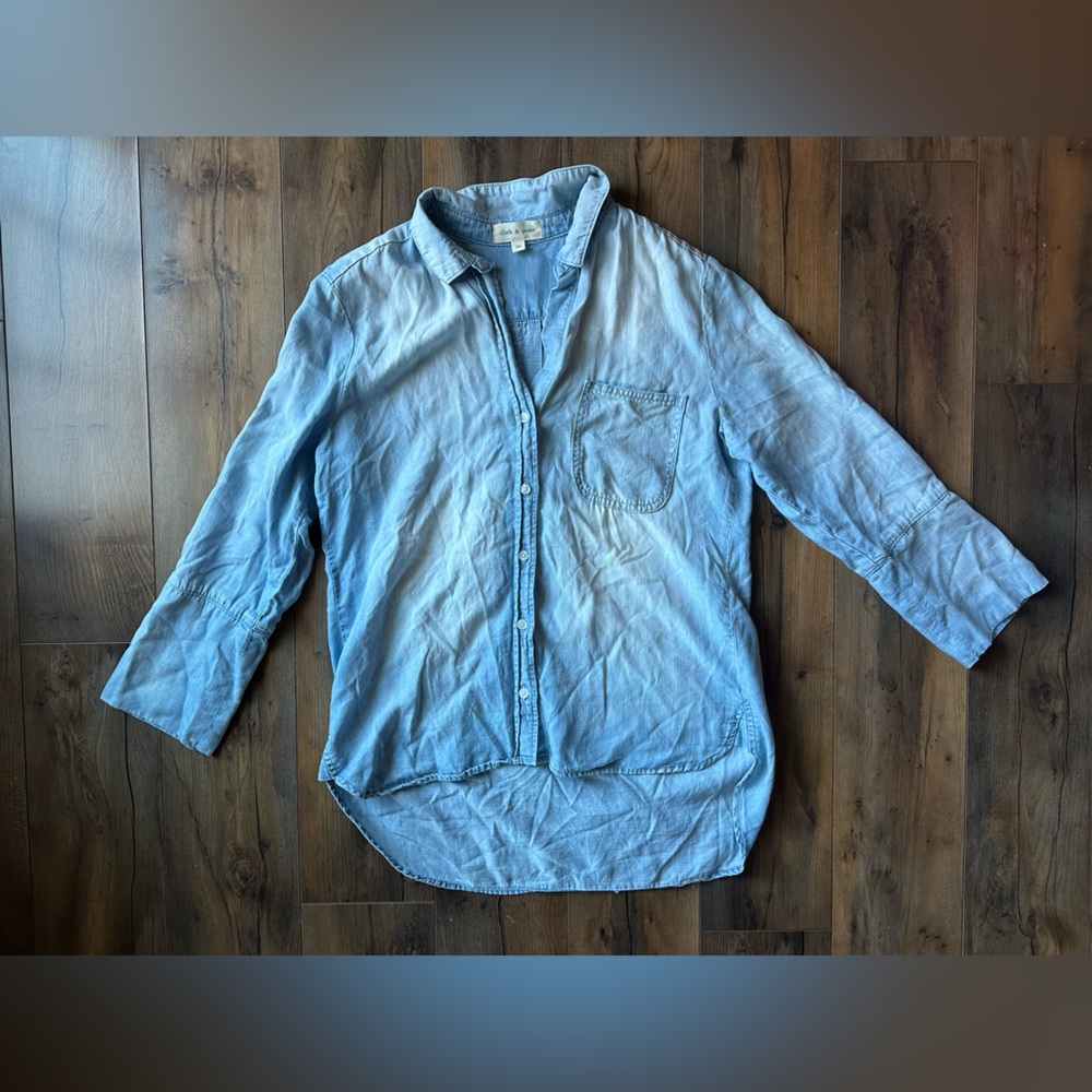 Cloth & Stone Blue Button Down Shirt